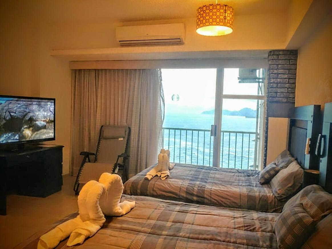 Suite En Torres Gemelas A Pie De Playa 611 อากาปุลโก ภายนอก รูปภาพ
