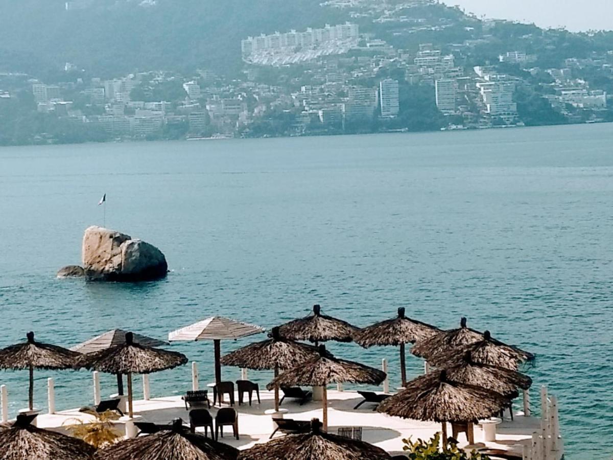 Suite En Torres Gemelas A Pie De Playa 611 อากาปุลโก ภายนอก รูปภาพ